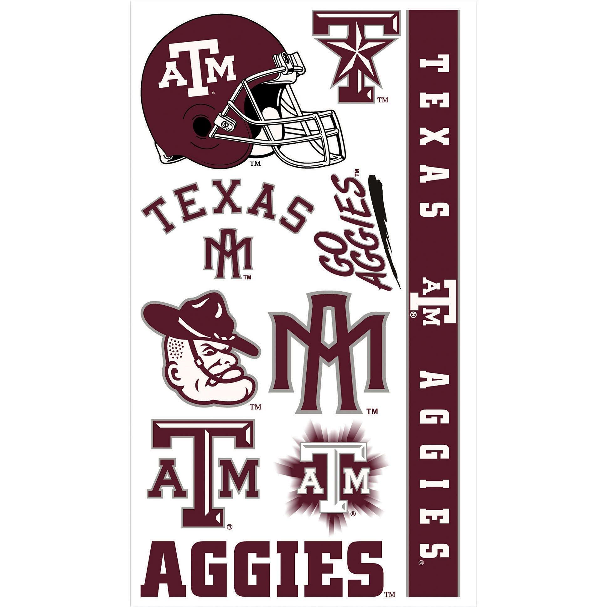 Texas A&M Aggies Tattoos 7ct